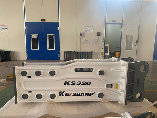 KS320 Top Type 155mm Chisel Excavator Hydraulic Rock Breaker для железных дорог / архитектуры